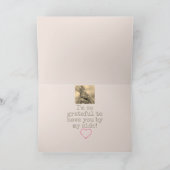 Carte romantique de lapin pour l'être cher (Intérieur)