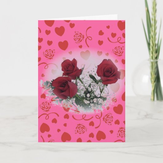 Carte romantique de Saint-Valentin (Devant)