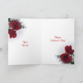 Carte romantique de Saint-Valentin (Intérieur)
