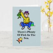 Carte romantique et amusante Anniversaire de pêche (Fleur jaune)