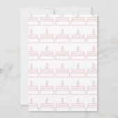 Carte Romantique Florale Anniversaire (Dos)