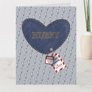 Carte Romantique Hubby Wifey Electricien Coeur verrouill