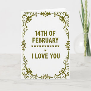 Carte romantique Je t'aime défilement I