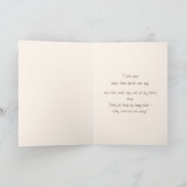 Carte romantique mignonne de la Saint-Valentin J'a (Intérieur)