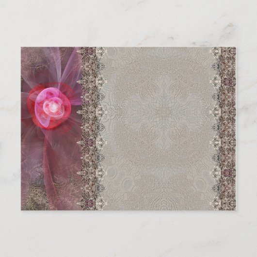 carte romantique pour félicitations et invitations (Devant)