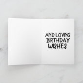 CARTE ROMANTIQUE ROUGE LÈVRES BAISERS POUR LUI (Intérieur)