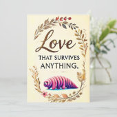 Carte romantique Saint-Valentin (Debout devant)