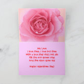 Carte Romantique Valentine (Intérieur)