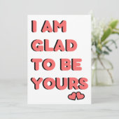 Carte Romantique Valentines (Debout devant)