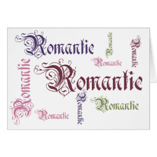 Carte romantique victorienne