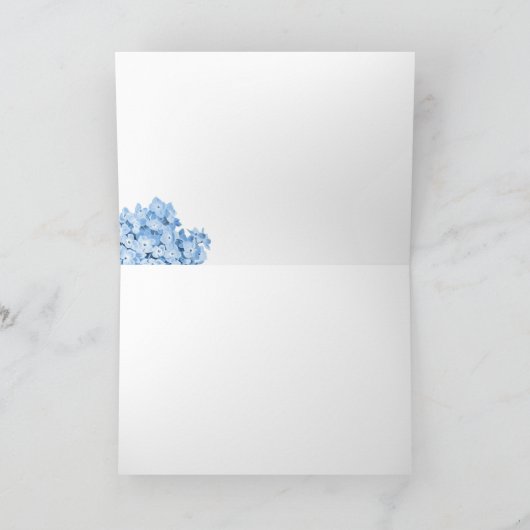 Carte Rome antique Blue Hydrangea (Intérieur)