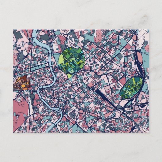 Carte Rome Italie (Devant)