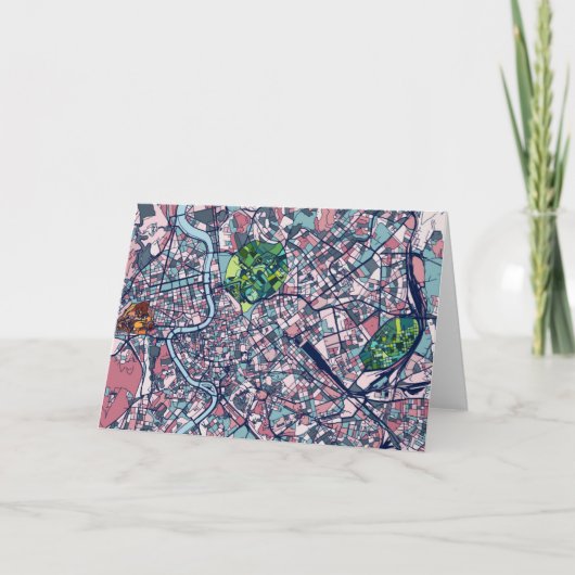 Carte Rome Italie (Devant)