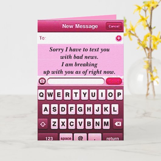 Carte Rompre le texte_ (Fleur jaune)