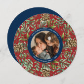 Carte ronde photo Noël Chercher (Devant / Derrière)