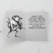 Carte Ronwe un monstre tenant un bâton (Intérieur)