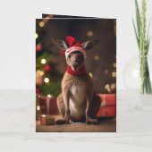 Carte "Roo-dolph's Holiday Hop : A Festive Wonderland" (Dos)