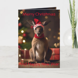 Carte "Roo-dolph's Holiday Hop : A Festive Wonderland"