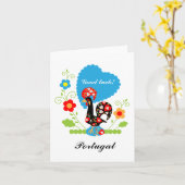 Carte Rooster portugais (Fleur jaune)