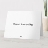 Carte Rooster RevolutionWear : Défendre le système (Dos)