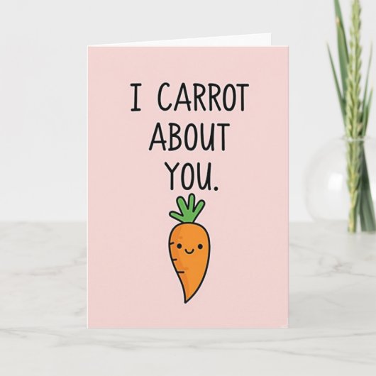 Carte Root Vegetable About You Card (Devant)
