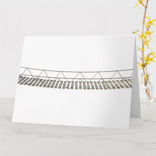 Carte Rope Bridge (Fleur jaune)