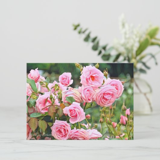 Carte Rosa Gene Boerner: Flat Card (Debout devant)