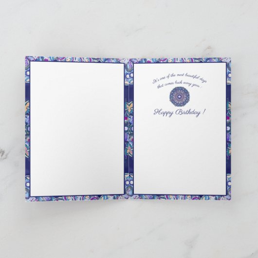 Carte Rosace bleue (Intérieur)