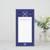 Carte Rosace bleue (Debout devant)