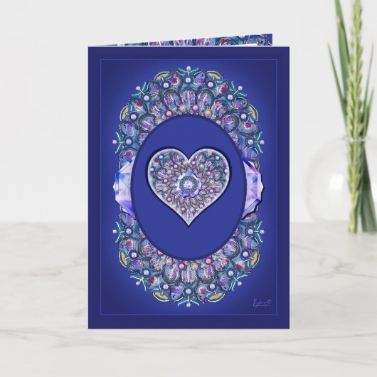 Carte Rosace bleue (Devant)