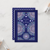 Carte Rosace bleue (Devant/Arrière en situation)