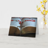 Carte Rosaire et Bible 1 (Fleur jaune)