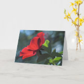 Carte rose (Fleur jaune)