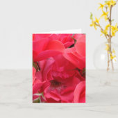 Carte rose (Fleur jaune)