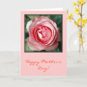 Carte "Rose" (Fleur jaune)