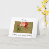 Carte Rose (Fleur jaune)