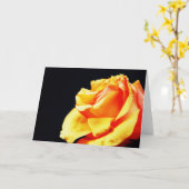 Carte Rose (Fleur jaune)