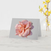Carte rose (Fleur jaune)