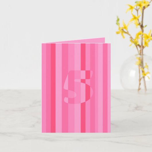 Carte rose 5 (Fleur jaune)