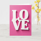 Carte Rose Amour Gras (Fleur jaune)