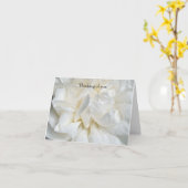 Carte Rose anglaise blanche en gros plan (Fleur jaune)