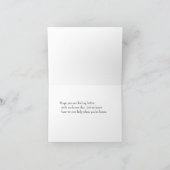 Carte Rose anglaise blanche en gros plan (Intérieur)