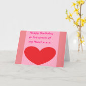 Carte rose avec logo et message d'écoute (Fleur jaune)