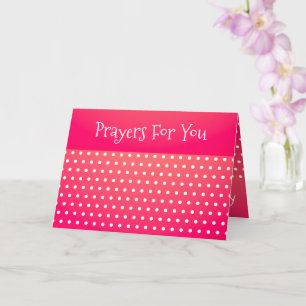 Carte Rose avec Pois