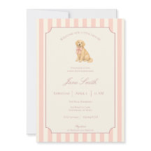 Rose Bienvenue Nouvel Ami Golden Retriever