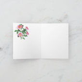 Carte Rose blanc foncé rose foncé (Intérieur)