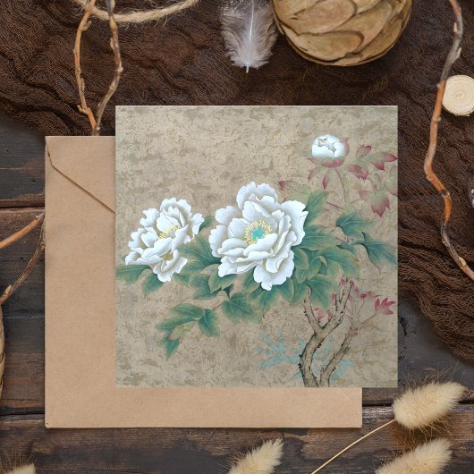 Carte Rose blanche