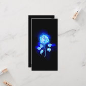 Carte Rose bleu brûlant (Devant/Arrière en situation)