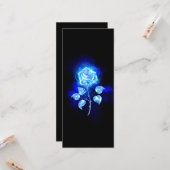 Carte Rose bleu brûlant (Devant/Arrière en situation)