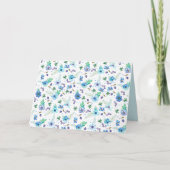 Carte Rose bleue (Devant)